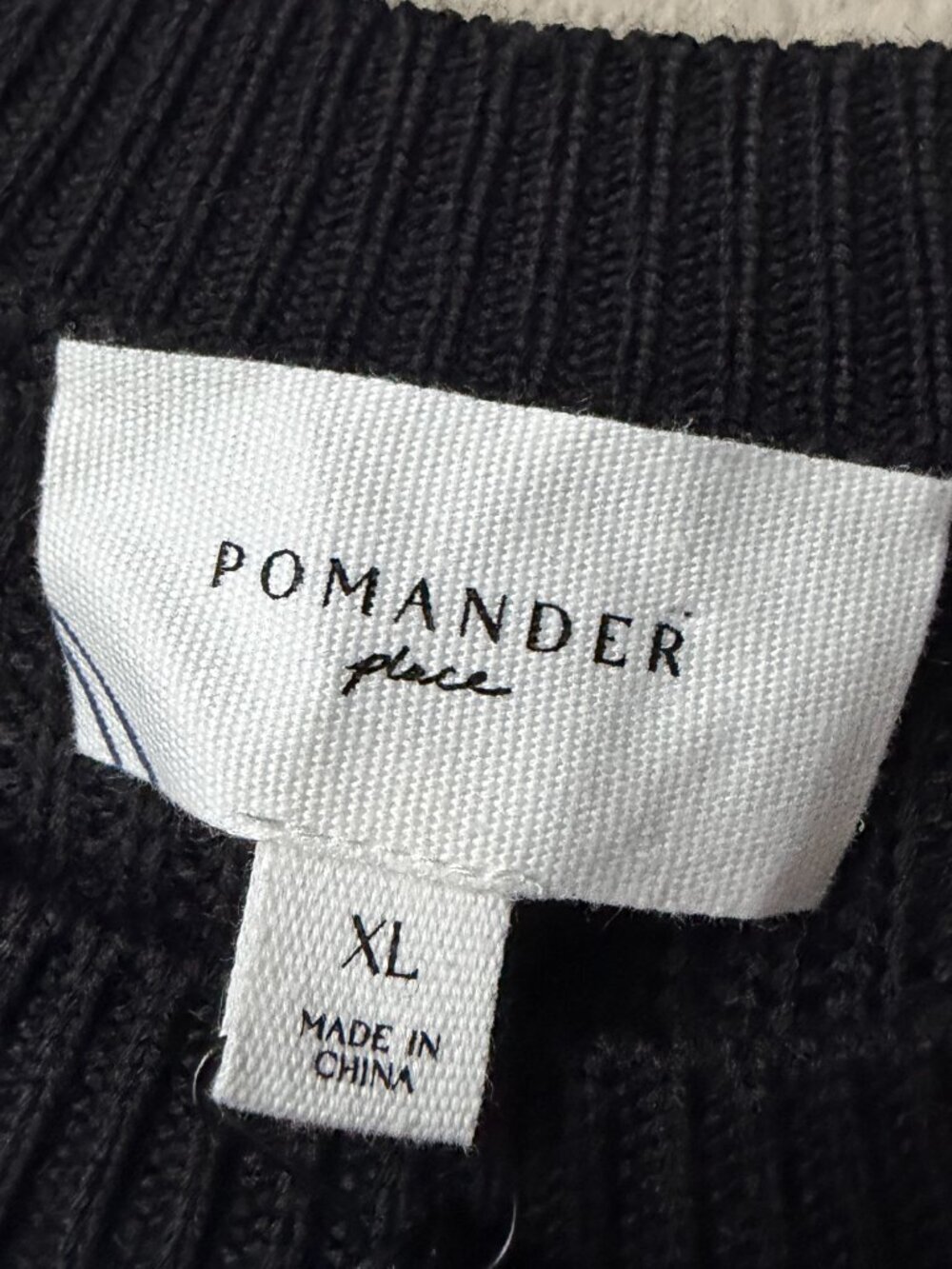 Pomander Place Tuckernuck Ainsley Black Sweater Dress NWT Size XL - Picture 4 of 5